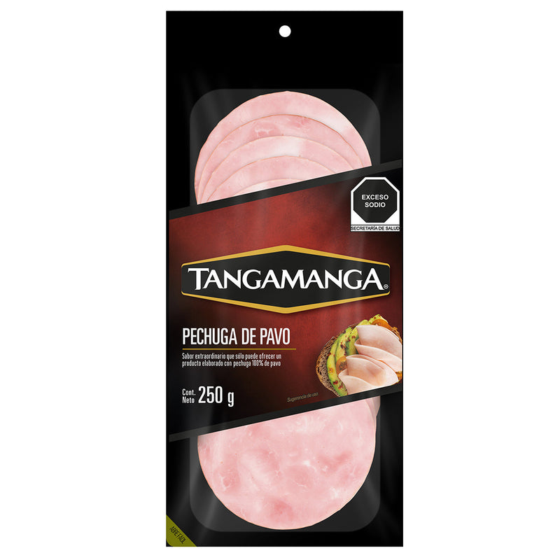 Pechuga De Pavo Rebanado Tangamanga 250 g