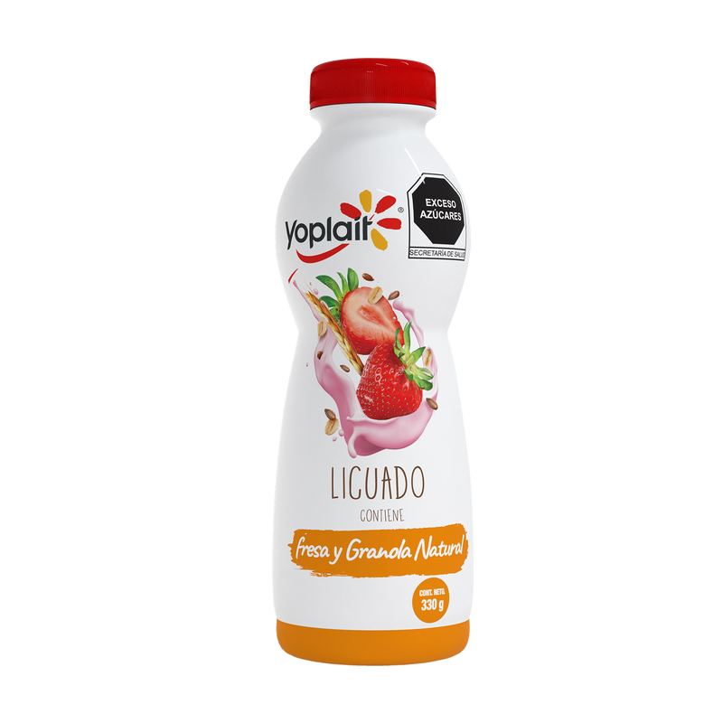 Yoghurt Bebible Licuado De Fresa Yoplait 330 g