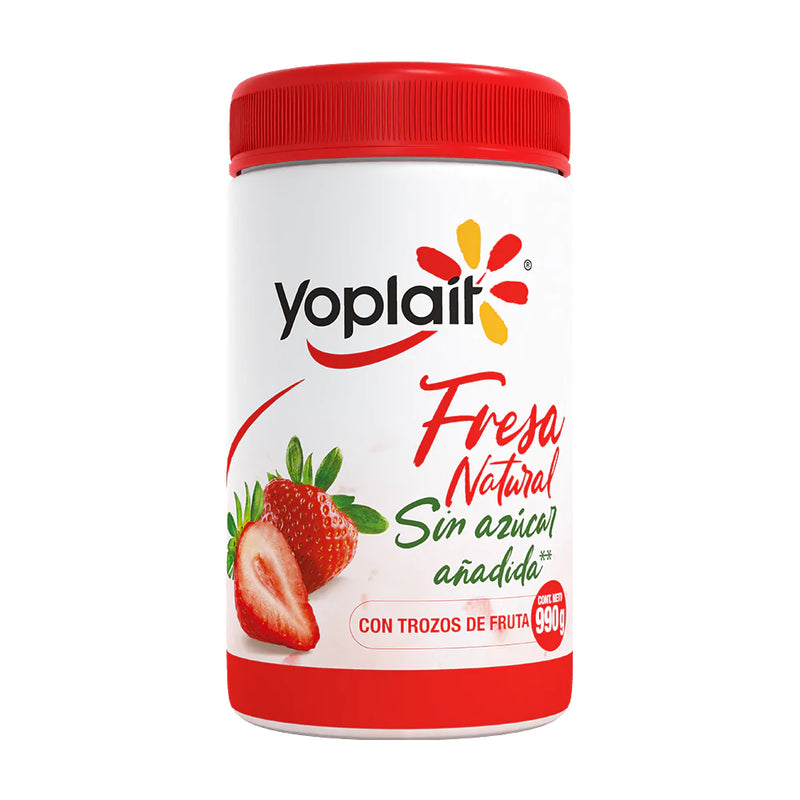 Yoghurt Batido Fresa Yoplait Sin Azúcar 990 g